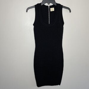 Torn by Ronny Kobo Black Mini Dress